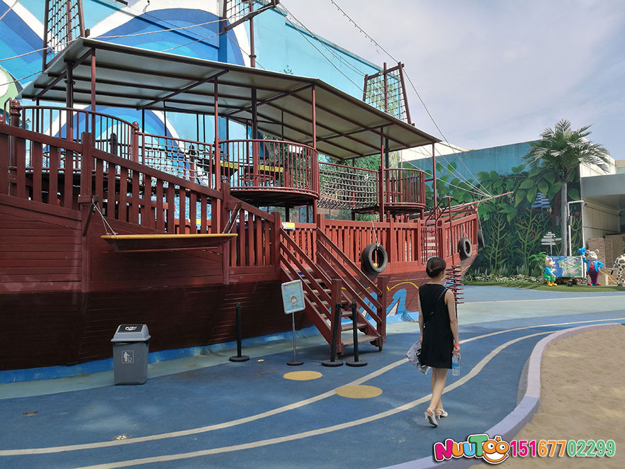 Paseo no estándar Le Tu + barco pirata + parque infantil cubierto + atracciones acuáticas - (12)