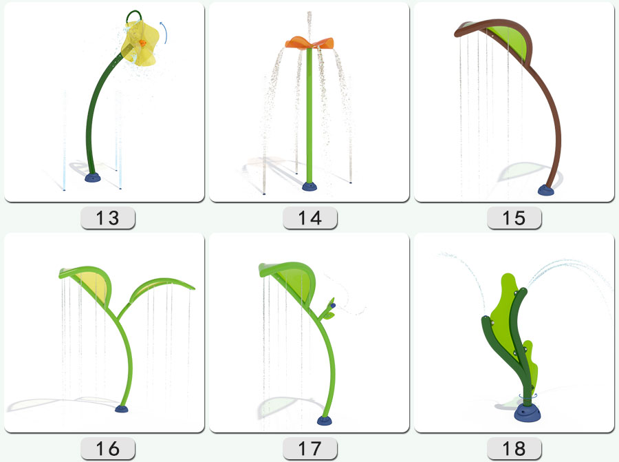 Parque Acuático + Componentes del Parque Acuático + Rociador de Agua + Rociador de Agua Mosaico (1)