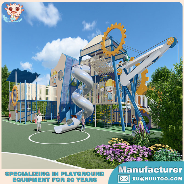 Fabricante de parques infantiles de calidad Show Mechanical Kingdom Playground