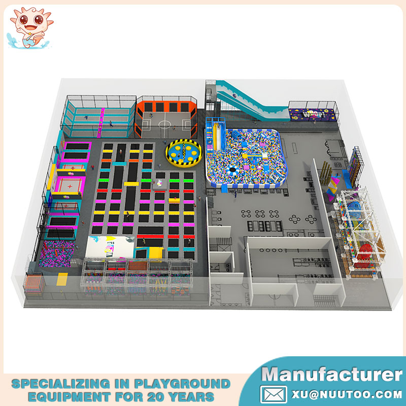 Fabricante de parques de trampolín interiores profesionales