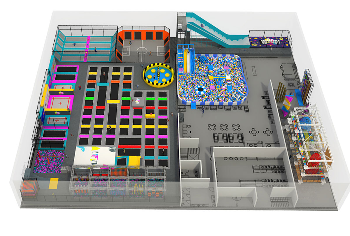 Parque de trampol&iacute;n interior (9)