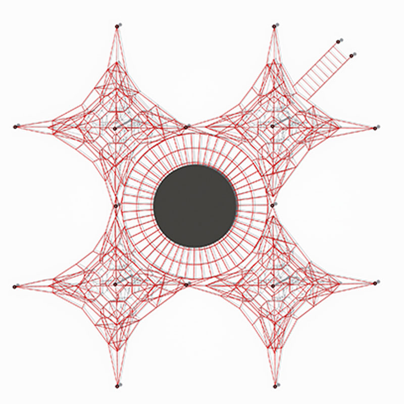 Columpio de red para niños al aire libre