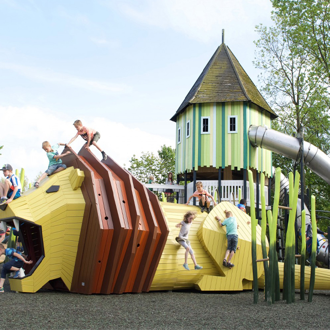 ¿Cómo integrar los parques infantiles sin potencia en paisajes residenciales? 