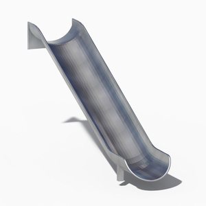 Corredera de acero inoxidable de una pieza