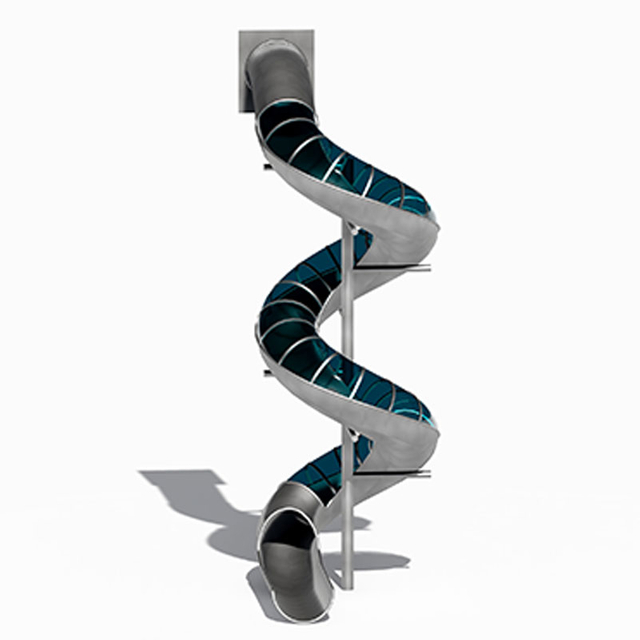 Toboganes comerciales de acero inoxidable para exteriores