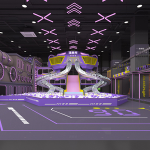 Equipo para parques deportivos interestelares | Centro de actividades comerciales para niños Equipo de juego