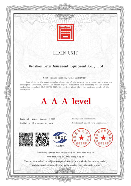Certificado LeTu de excelencia y credibilidad del servicio