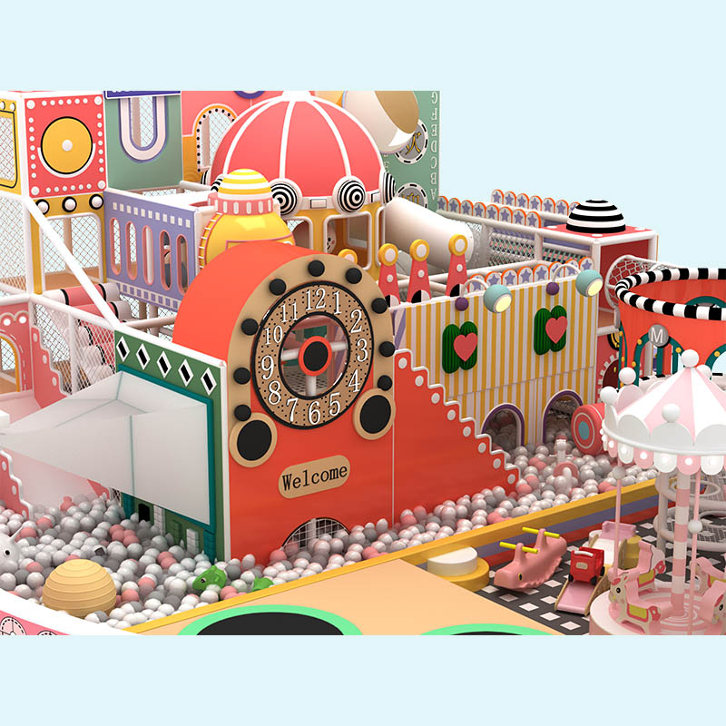 Juego de interior Macaron Series Maze - Proveedor de juegos en colores pastel del centro comercial