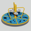 Equipo de juegos que no son de Piñón diseñado para la seguridad de los niños pequeños