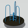 Community Park Essential: rotonda de juegos para niños de bajo mantenimiento