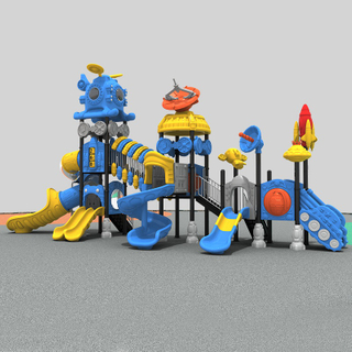 Spaceship Adventure Playground Slide para un juego emocionante al aire libre
