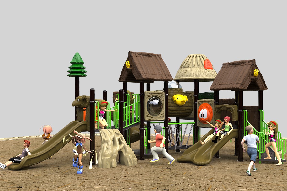 Equipo modular de juegos de diapositivas al aire libre (1)