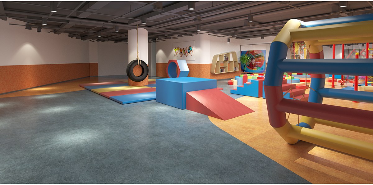 8. Carrera de obst&aacute;culos cubierta para entretenimiento familiar (8)