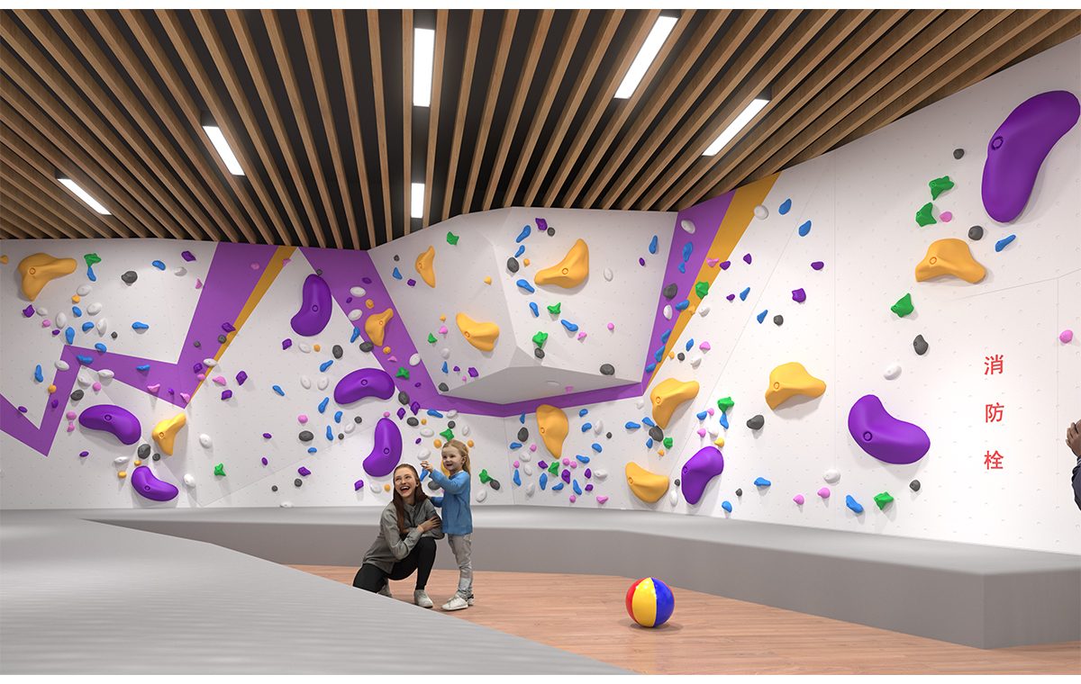 05. Indoor Climbing Wall for Malls (3) 05. Rocódromo interior para centros comerciales (3)