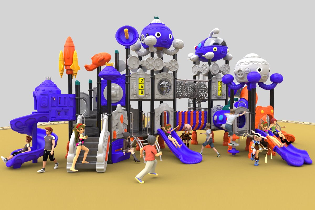 Playground al aire libre para niños Galaxy Edition (2)