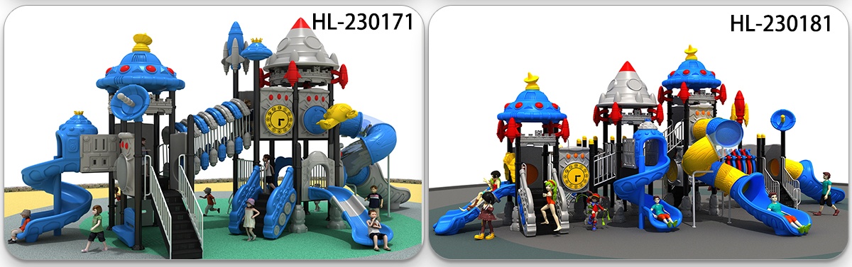 Space Play Slide Proveedor Material HDPE (4) 