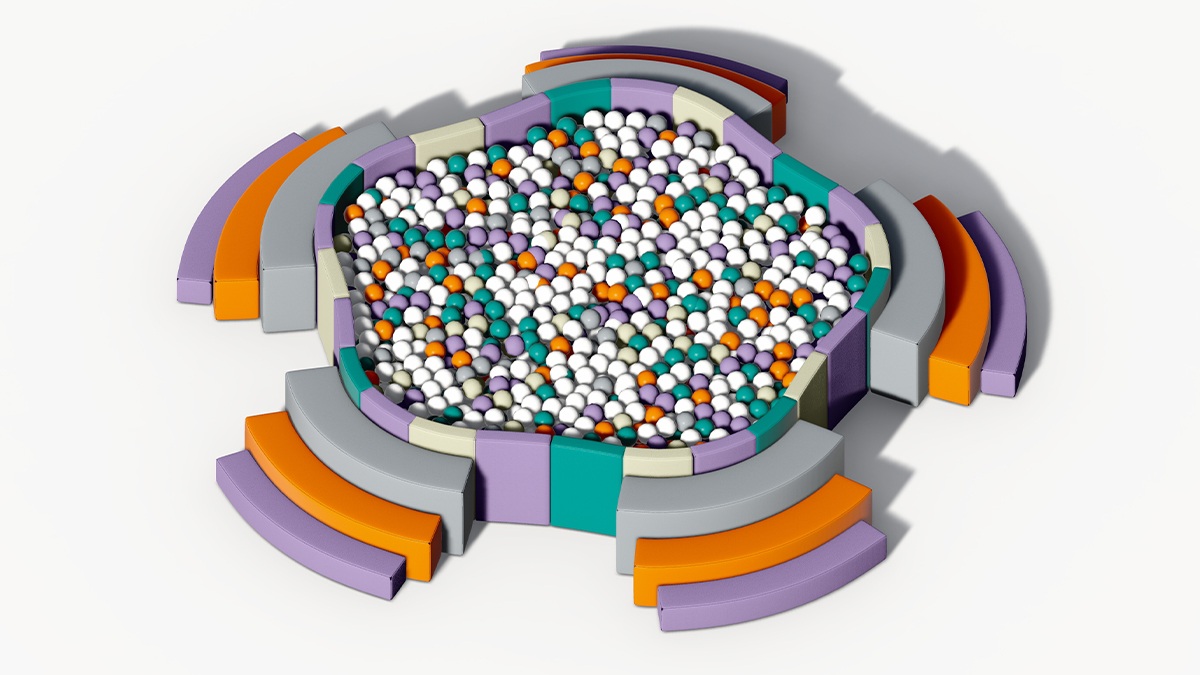 25. Indoor Soft Play with Ball Pit (5) 25. Juego suave interior con piscina de bolas (5)