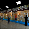 Muro de escalada para patio de juegos lúdico: juego de muro de escalada interior temático