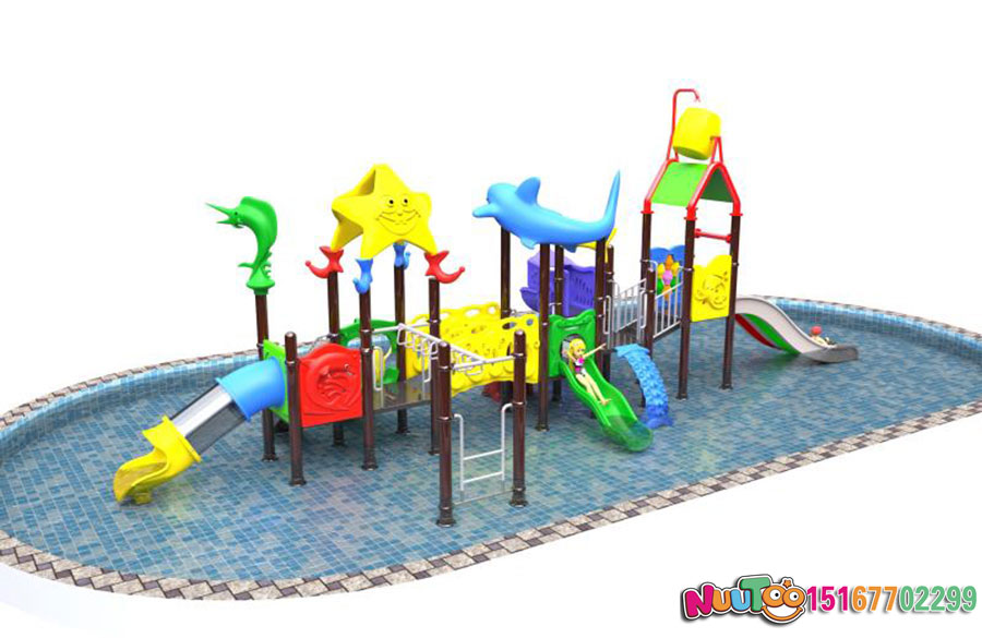 Tobogán Acuático + Equipo de Juegos Infantiles + Tobogán - (3)