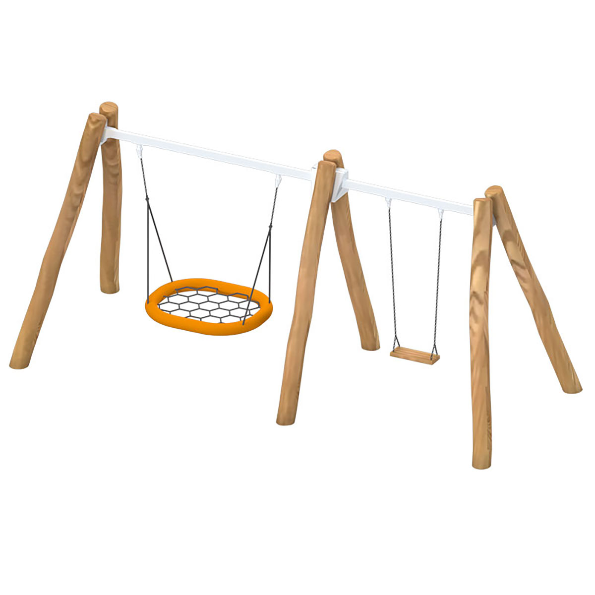  Juego de columpios, juegos de columpios para niños, fábrica de juegos de columpios de madera