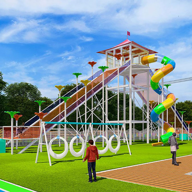 Parque de atracciones al aire libre para fábrica de niños