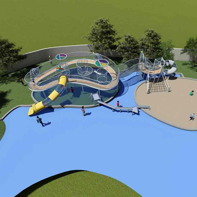 Proyecto de equipos de juego impotentes para el jardín de infantes del centro de la calle Yongjia Nancheng aterrizado