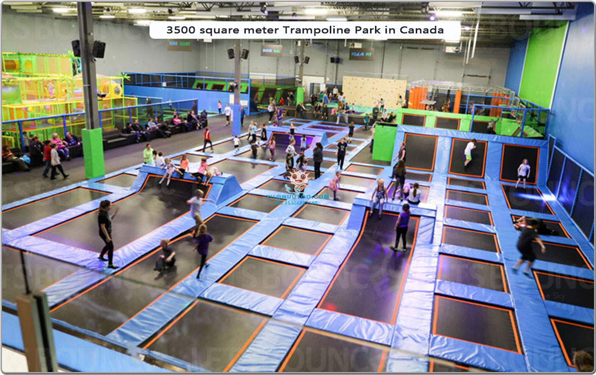 equipo de parque de trampolines de interior (10)