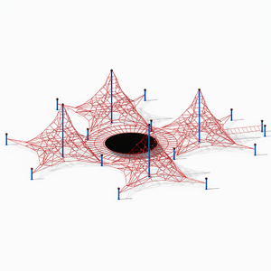 Columpio de red para niños al aire libre