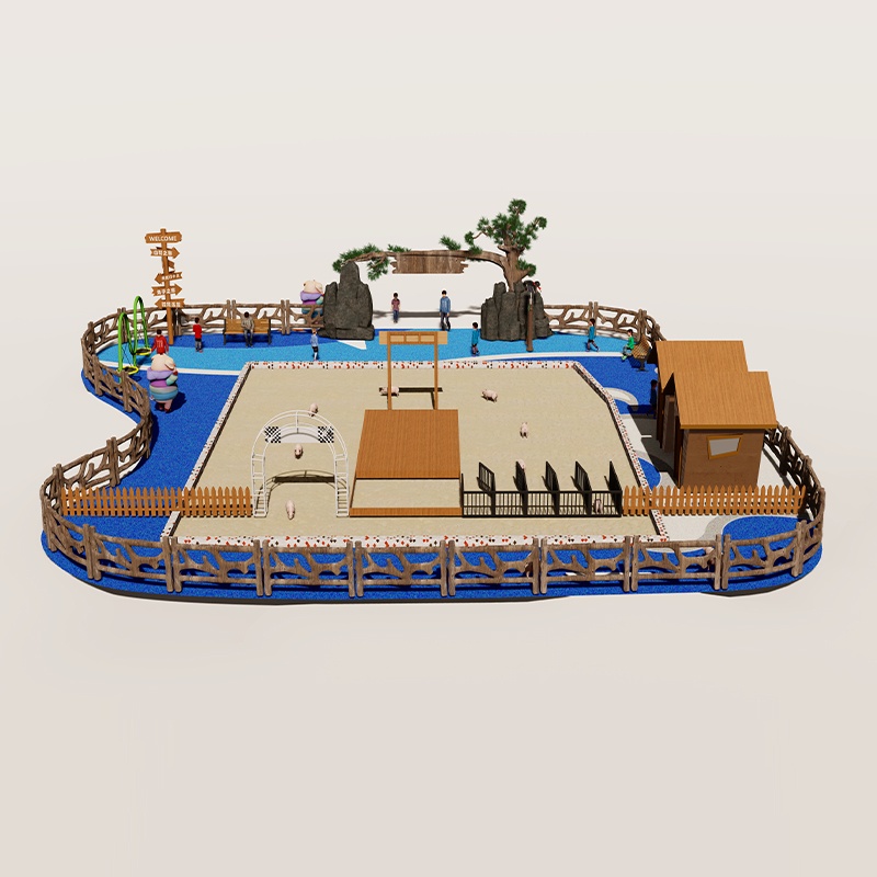 Equipo de juegos de mascotas de agilidad de cerdo