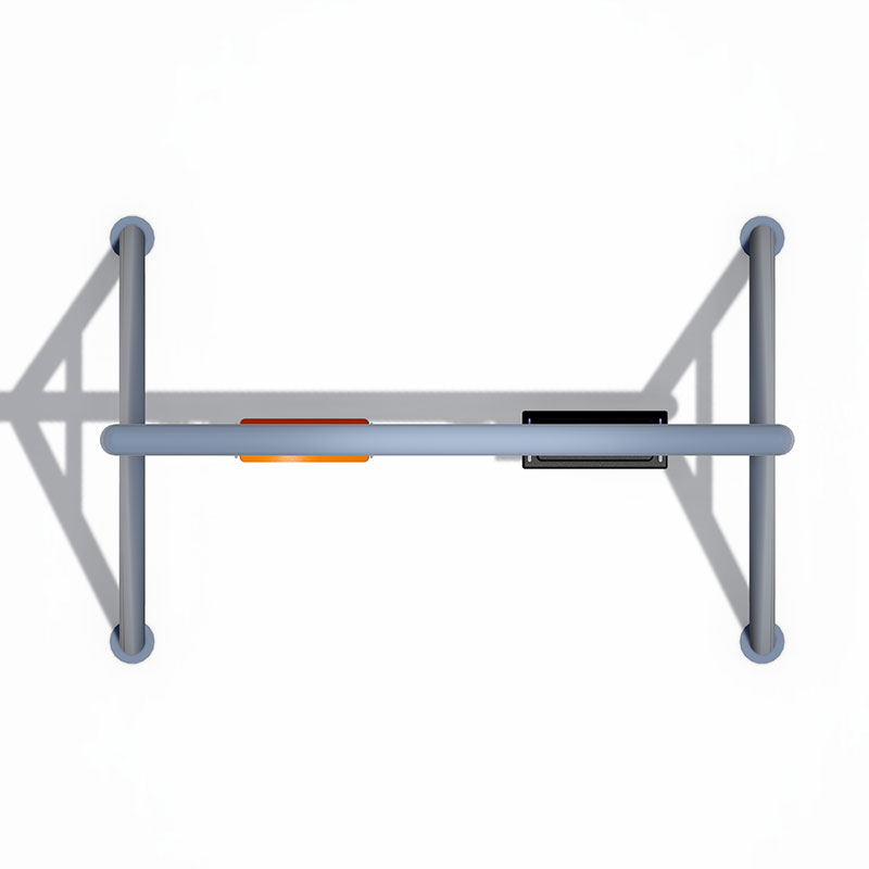 Columpio para niños al aire libre con base estable para actividades de juego seguras para niños