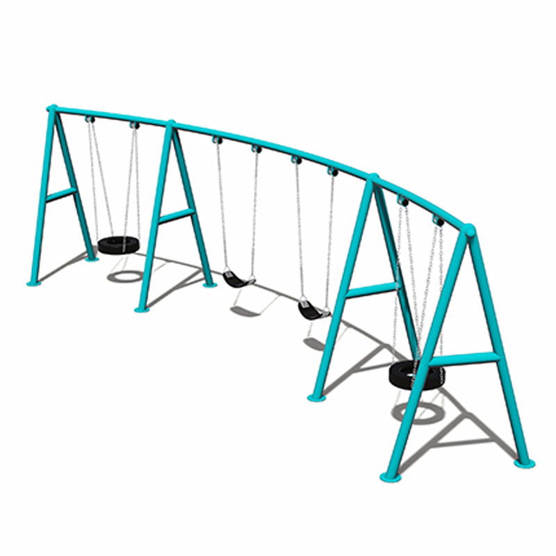 Columpio para niños al aire libre creado para mejorar las experiencias de juego al aire libre de los niños
