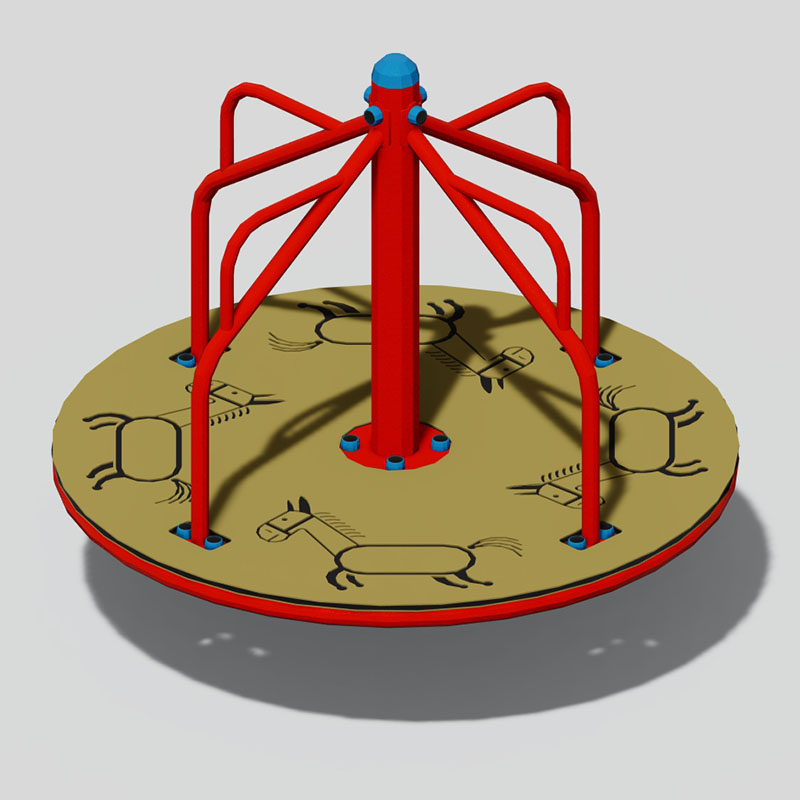 Ronda de juegos para niños para todo clima - Vibrante y duradero 