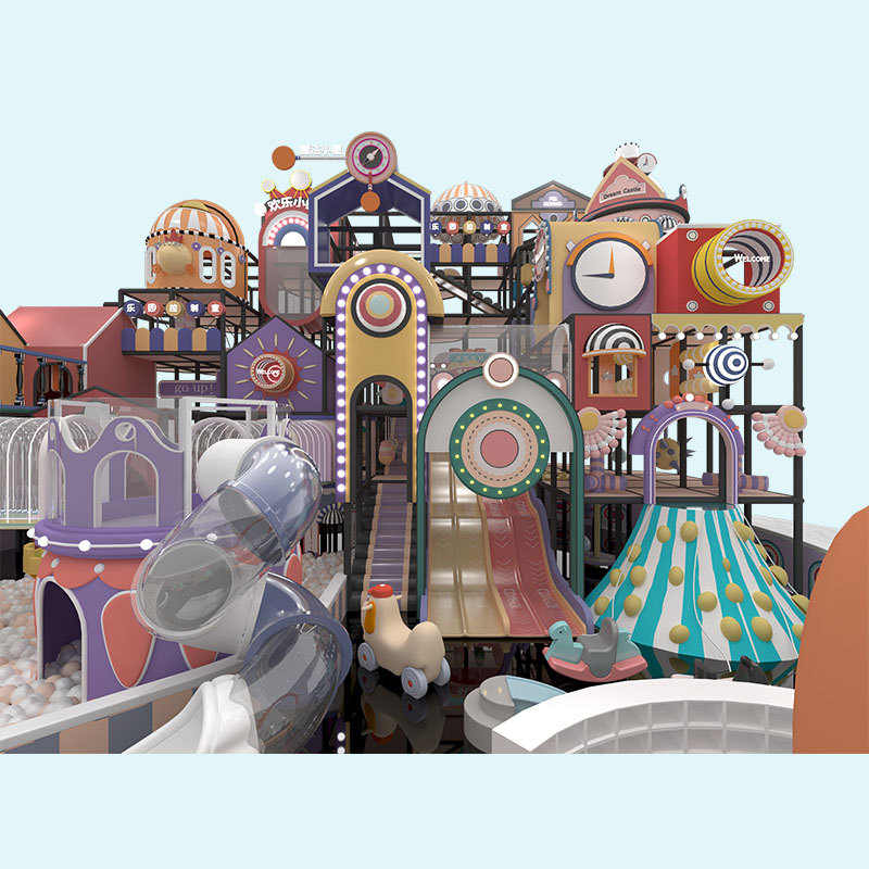 Proveedor de juegos de interior Macaron Series Kids Pastel Maze