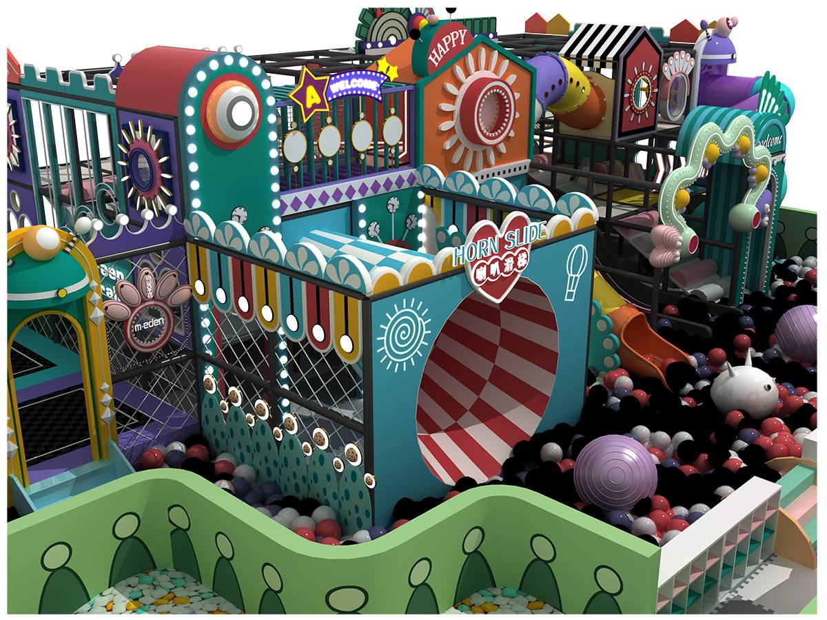 6.Patio de juegos interior Candy Color Macaron (5)