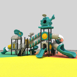Diapositiva duradera de juegos al aire libre para el juego inspirado en astronautas