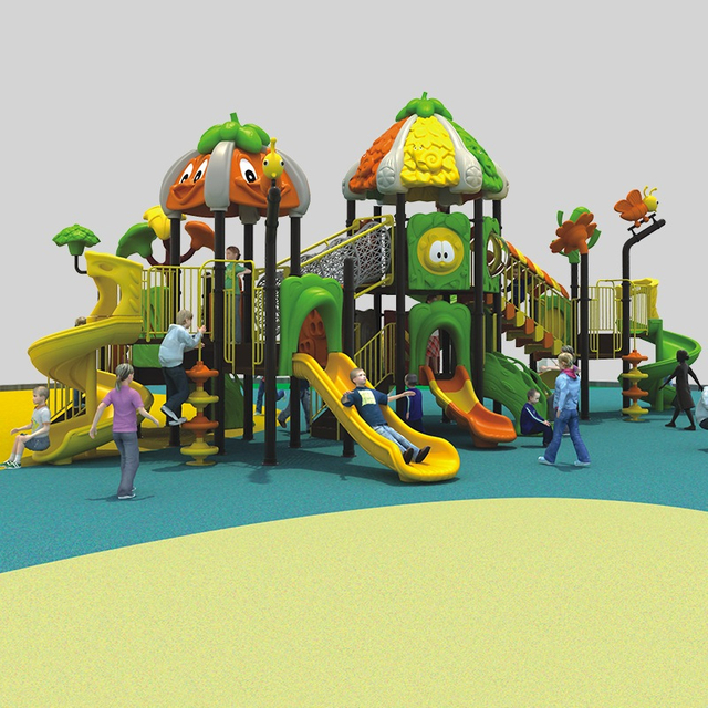 Diapositiva de juegos con temas de bosque para niños con uso duradero al aire libre