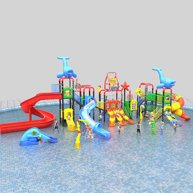 Innovadoras tobogán de agua para niños Playgrounds acuáticos