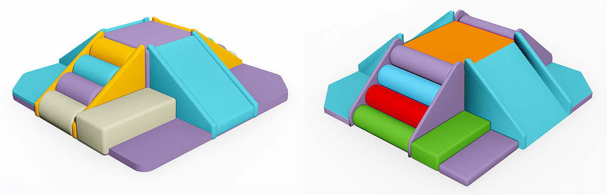 1. Equipo de &aacute;rea de juego suave (2)