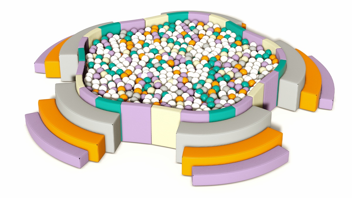 25. Indoor Soft Play with Ball Pit (2) 25. Juego suave interior con piscina de bolas (2)