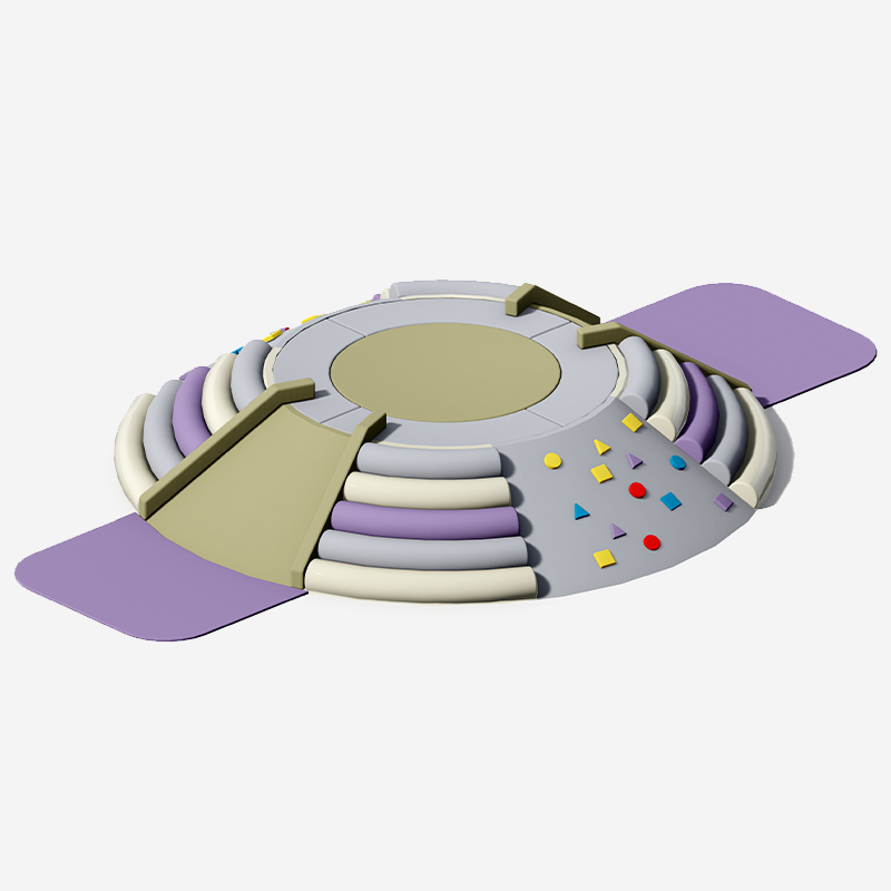 Equipo de juego suave interior sensorial circular 