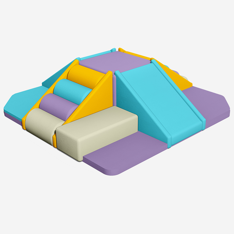 Equipo modular de juego suave para interiores para espacios pequeños