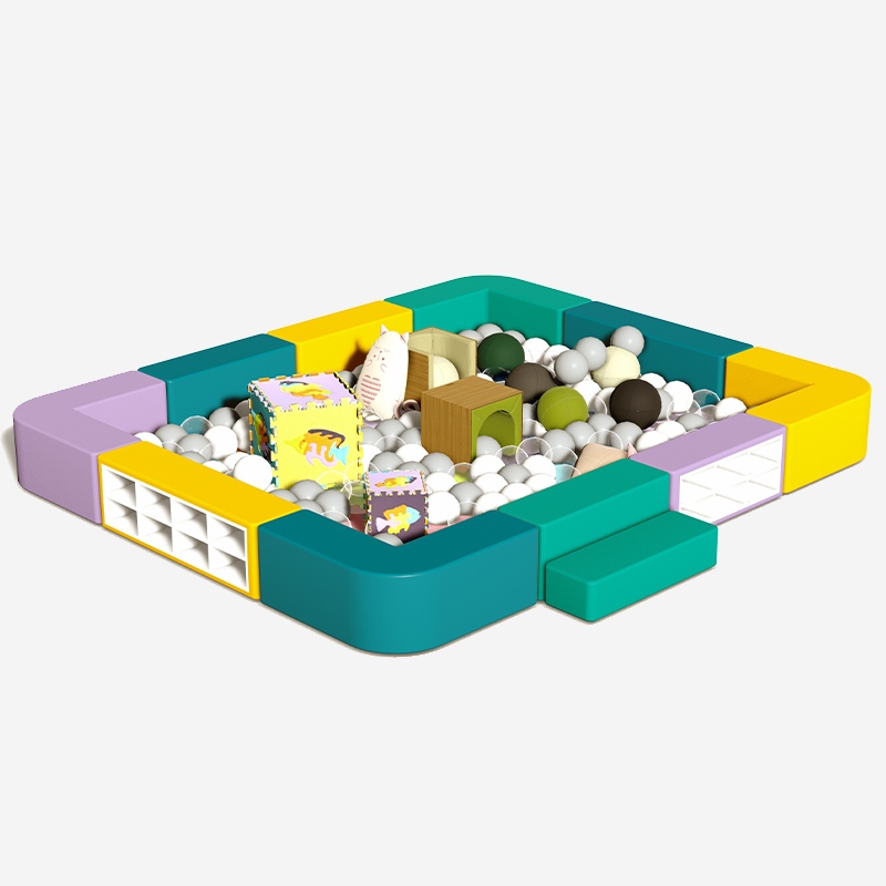 Piscina de bolas de juego suave interior temática modular 