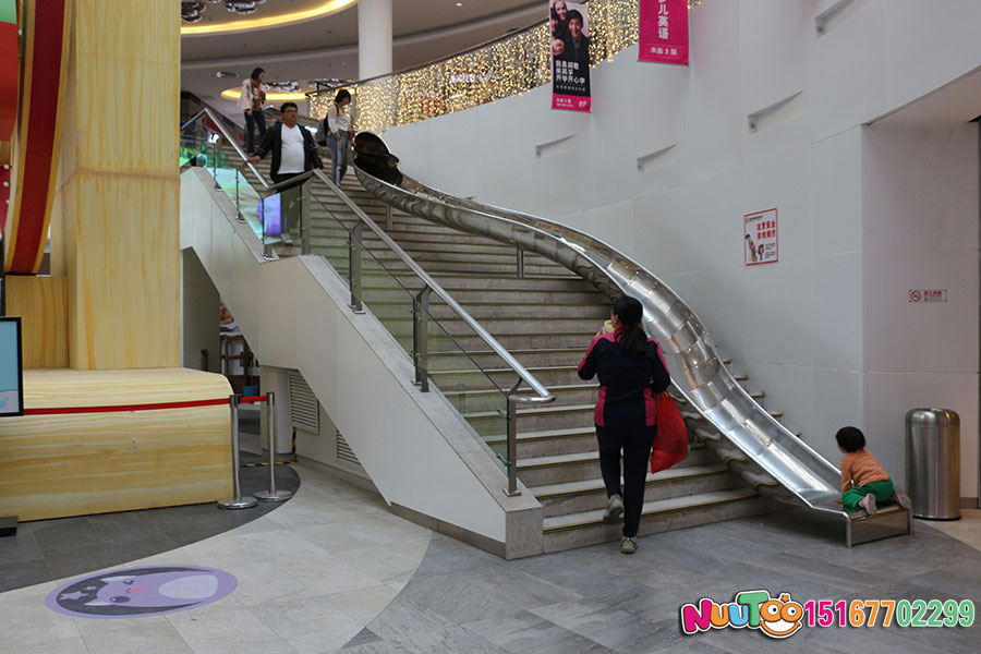 Tour Chau Niji + Centro comercial internacional Beijing Mafeng Blue + Tobogán semicircular de acero inoxidable - (28)