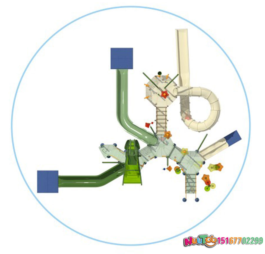 Tobogán acuático + Equipo de diversión acuática + Instalaciones de juegos infantiles (20)