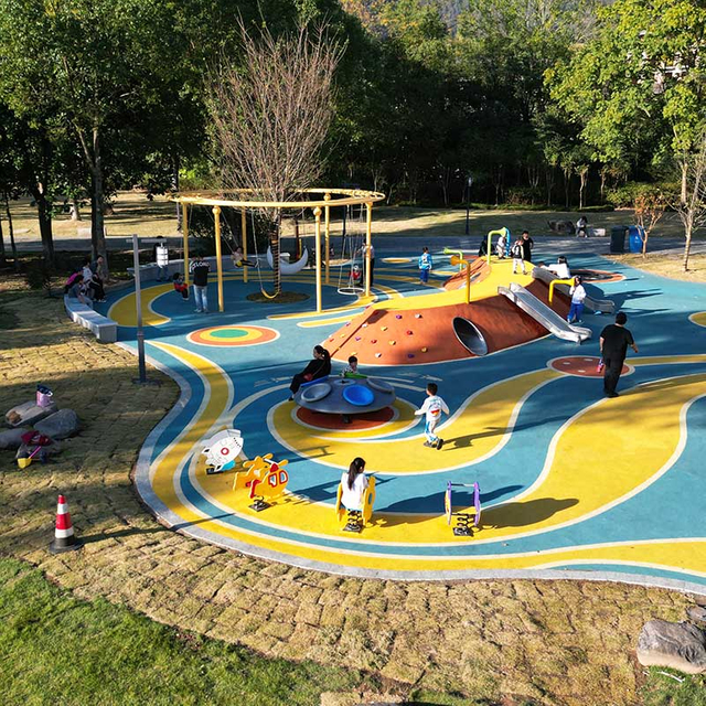 Equipo de juegos infantiles para parques-Parque infantil al aire libre-Zhejiang Tiantai