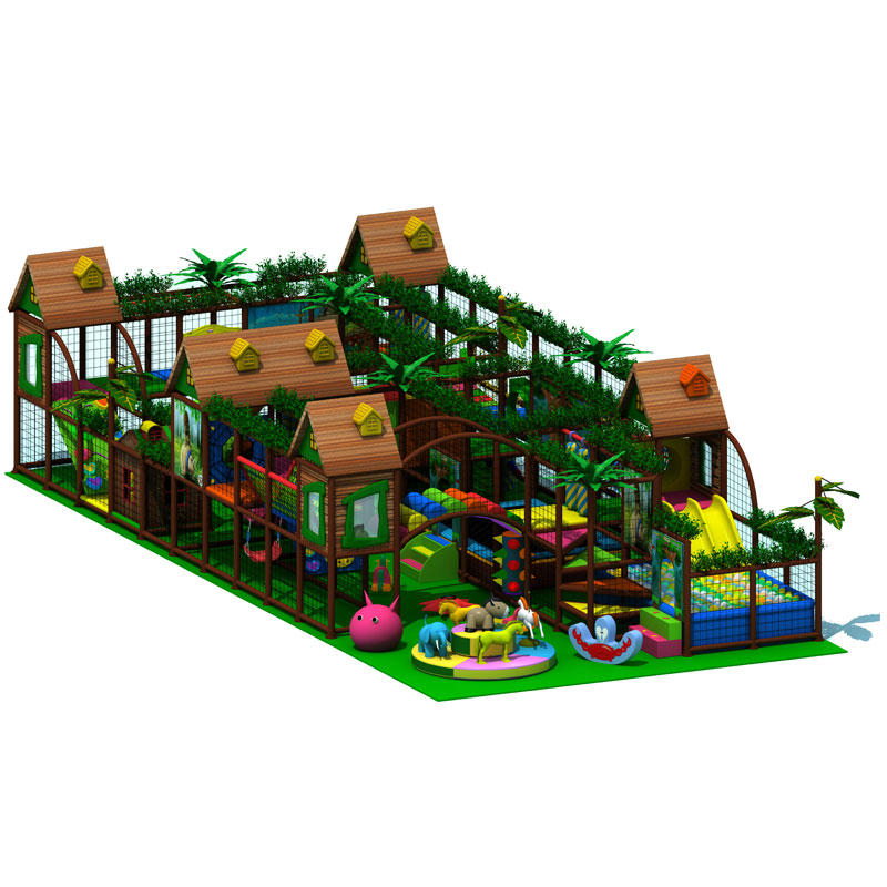 China Jungle Theme Kids Indoor Soft Playground, Precio de temas de juegos interiores