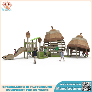 Equipos de juegos de madera de primera calidad de Outdoor Playground Factory