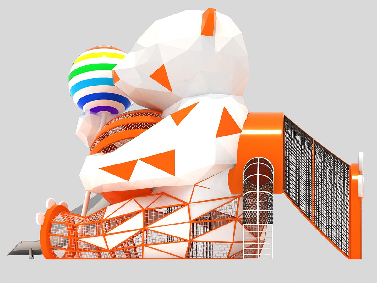 Parques infantiles de oso por proveedor de juegos personalizados