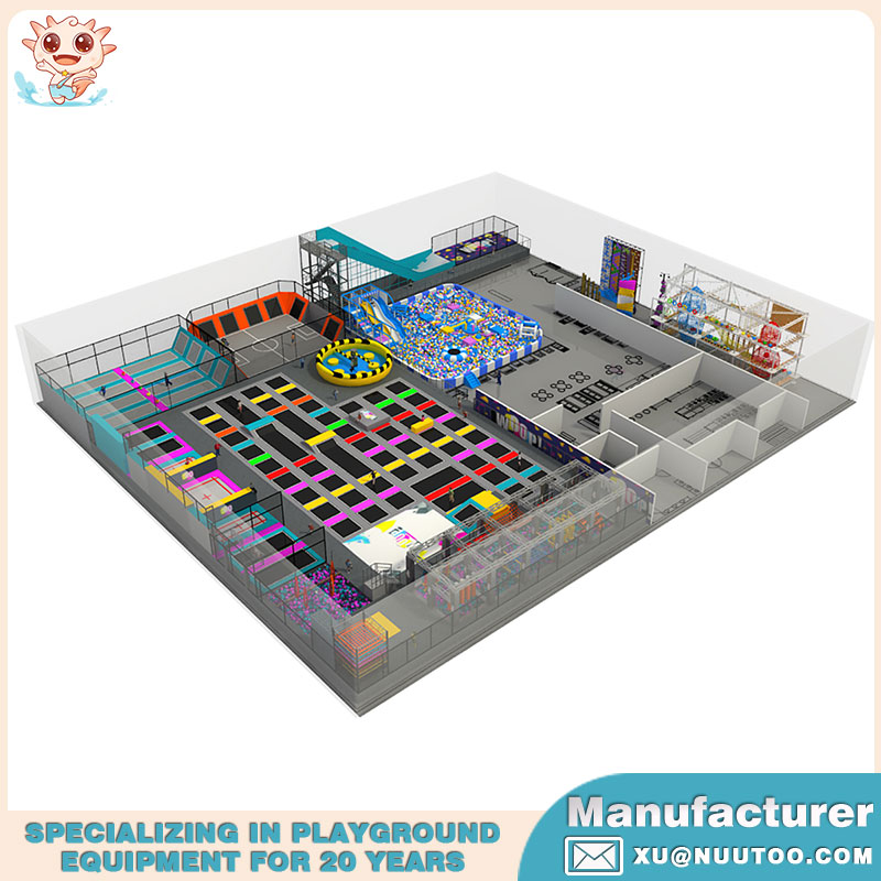 Fabricante de parques de trampolín interiores profesionales