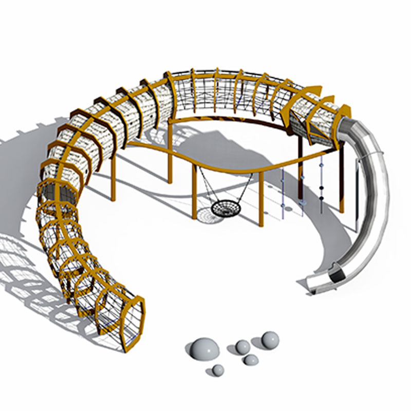 Juego de tobogán y escalada al aire libre Dragon Bone